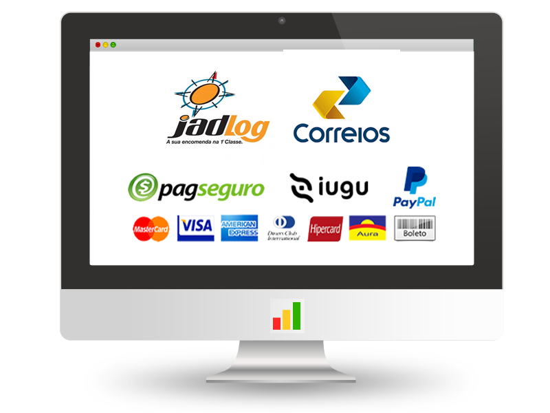 integração jadlog paypal correios